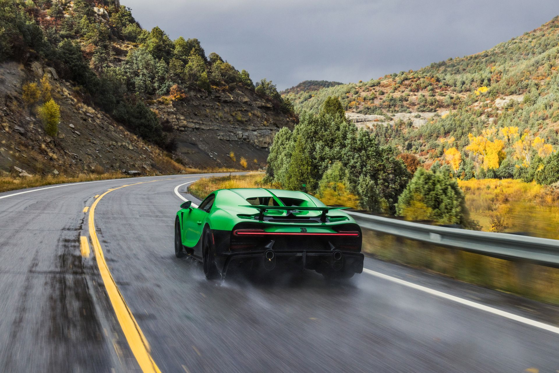 Les participants au Bugatti Grand Tour America 2023 ont pu profiter de vues magnifiques.